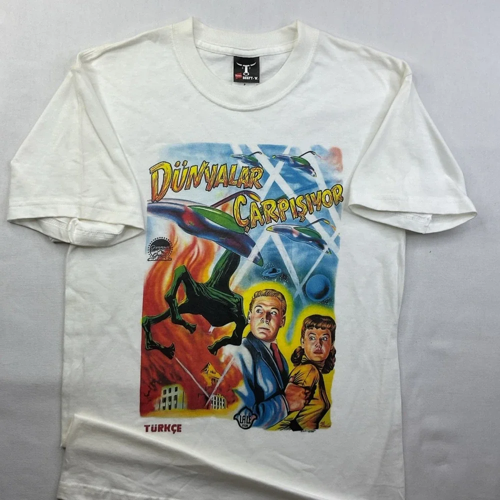 The War Of‎ The Worlds Movie T Shirt Turkey Y2K Worlds Collide Martian Lale Film